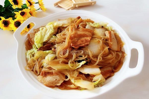 白菜猪肉炖粉条的做法图解9