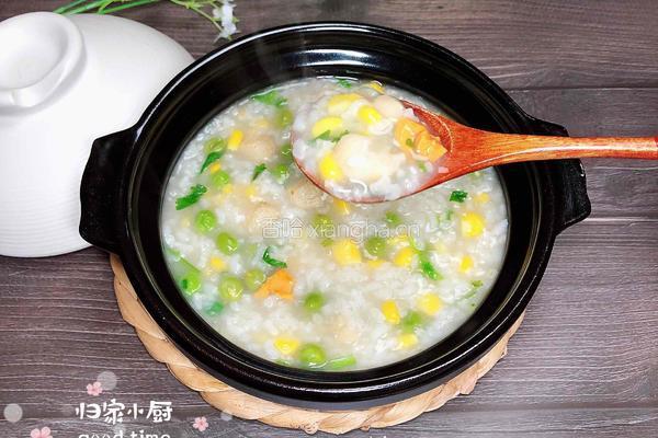 扇贝田园砂锅粥的做法图解17