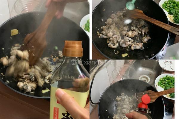 青椒炒田鸡的做法图解8