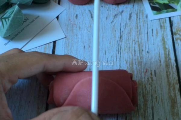 玫瑰花馒头教程的做法图解3