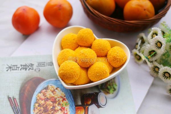 黄金柿子球的做法图解12
