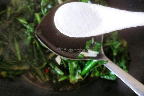 清炒莴苣叶的做法图解6