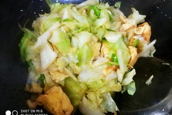 圆白菜炒鸡蛋的做法图解13