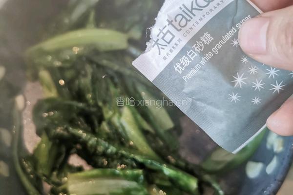 蒜炒油麦菜的做法图解7