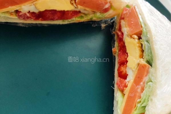 三明治的做法图解6