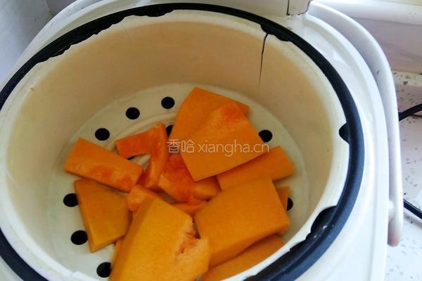 南瓜糖心饼的做法图解2