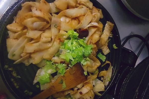 蒜蓉酱炒饼的做法图解10