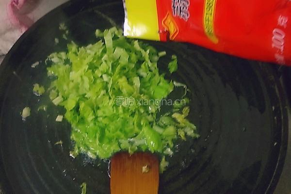 蒜蓉酱炒饼的做法图解9