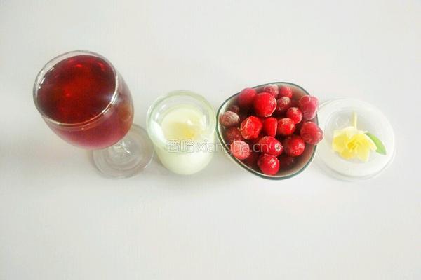 蔓越莓口味酸奶饮的做法图解1