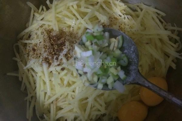 土豆丝饼的做法图解4
