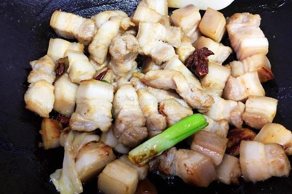 油腐乳红烧肉炖干豆结的做法图解8