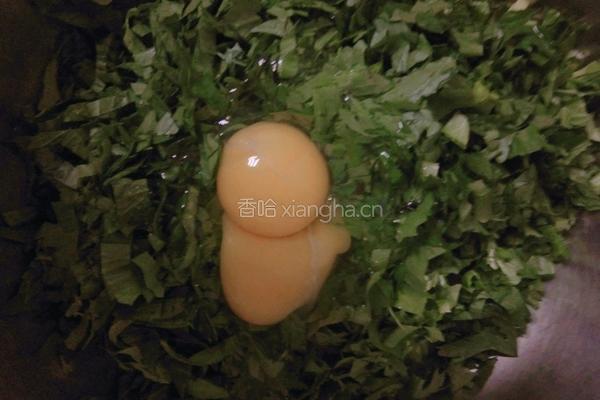 芹菜叶饼的做法图解3