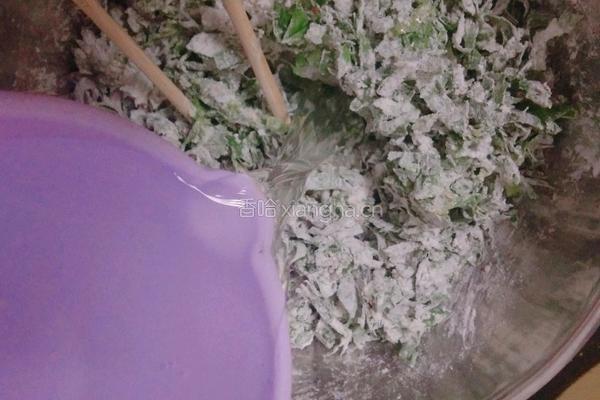 芹菜叶饼的做法图解6