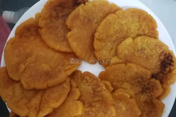 糯米粉红薯饼的做法图解2