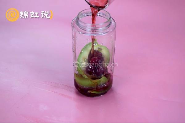 牛油果蔓越莓果昔的做法图解5