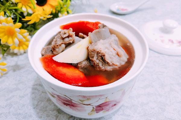 胡萝卜山药排骨汤的做法图解15