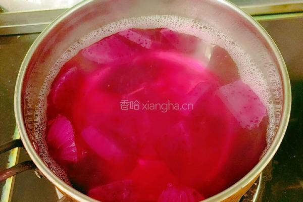 养生火龙果甜汤的做法图解6