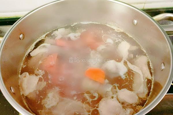 百合胡萝卜鹅汤的做法图解11