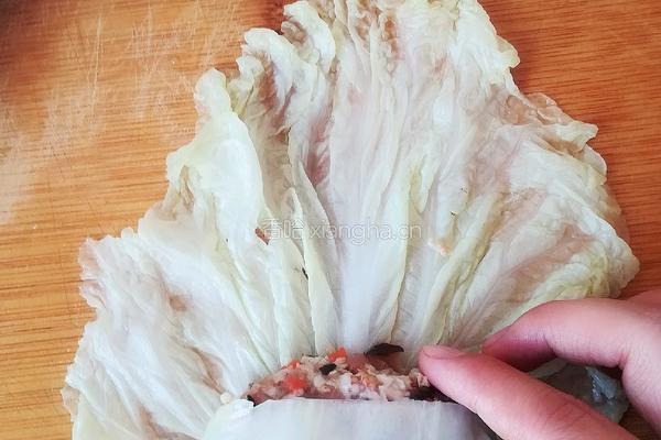白菜肉卷的做法图解11