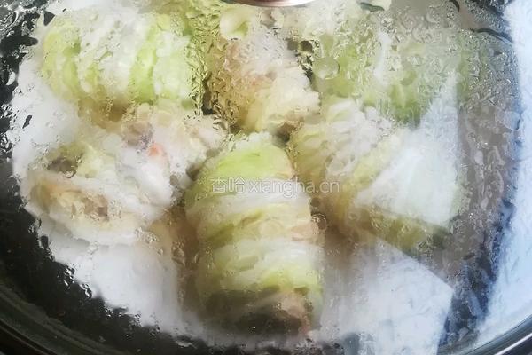 白菜肉卷的做法图解14