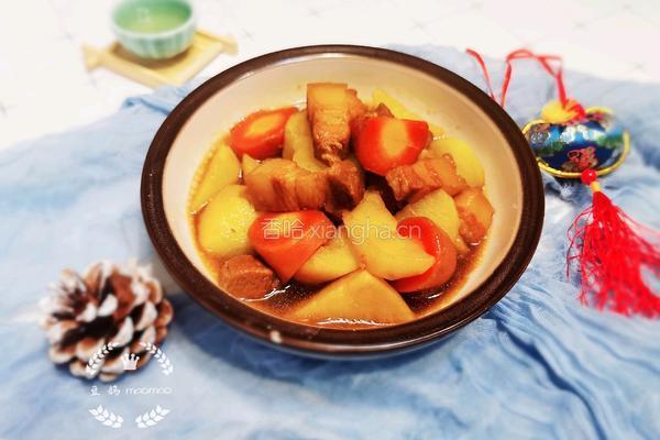 红烧肉烧土豆的做法图解10