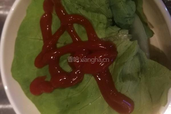 豪华牛排干酪三酱有机食蔬汉堡的做法图解11