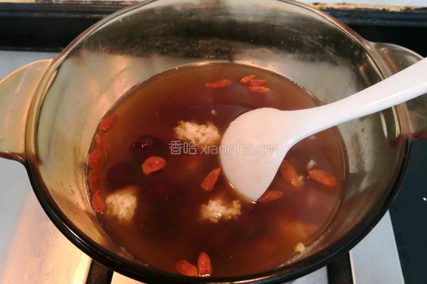枸杞酒酿丸子汤的做法图解18