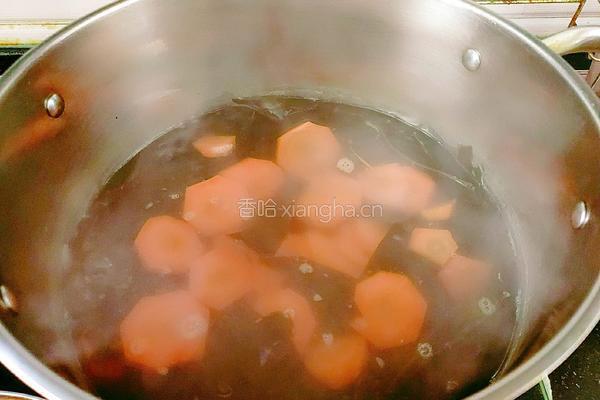 菠菜胡萝卜海带汤的做法图解11