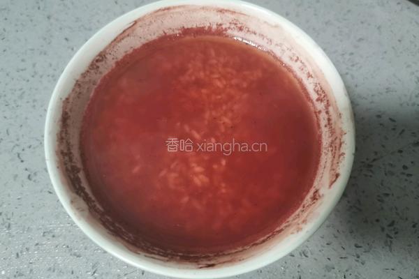 三色蒸米饭的做法图解5