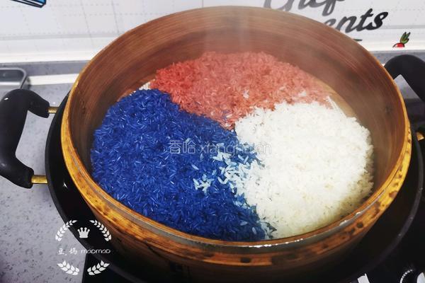 三色蒸米饭的做法图解8
