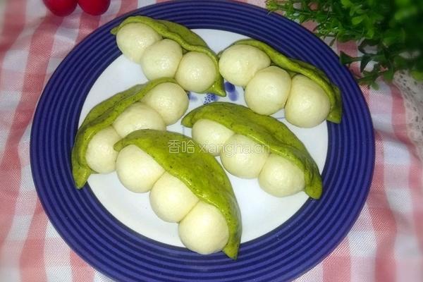 豌豆馒头做法的做法图解1