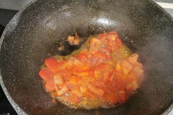 西红柿白菜豆腐汤的做法图解2
