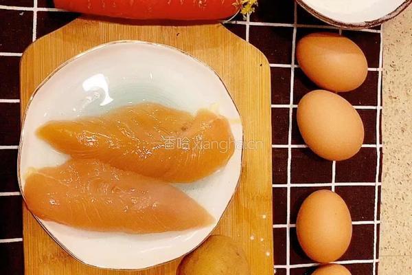 鸡肉蛋糕的做法图解1