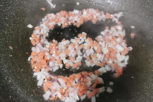 鸡蛋炒米饭的做法图解4