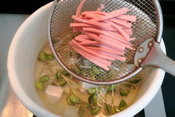 黑豆芽豆腐汤的做法图解11