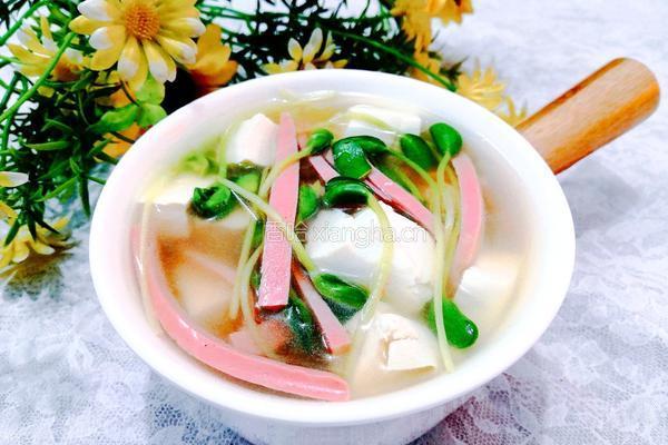 黑豆芽豆腐汤的做法图解14