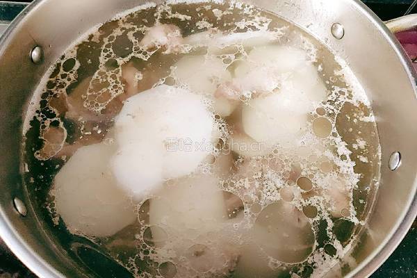 白萝卜紫菜鹅肉汤的做法图解10