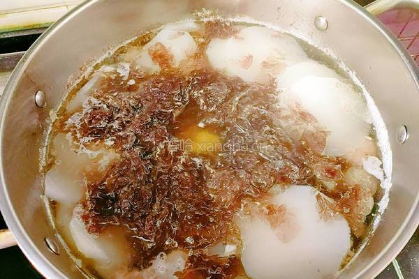 白萝卜紫菜鹅肉汤的做法图解11