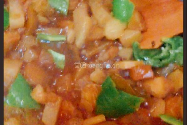 土豆炖茄子的做法图解6