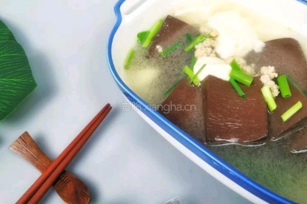 冬天来一碗猪血豆腐汤的做法图解6