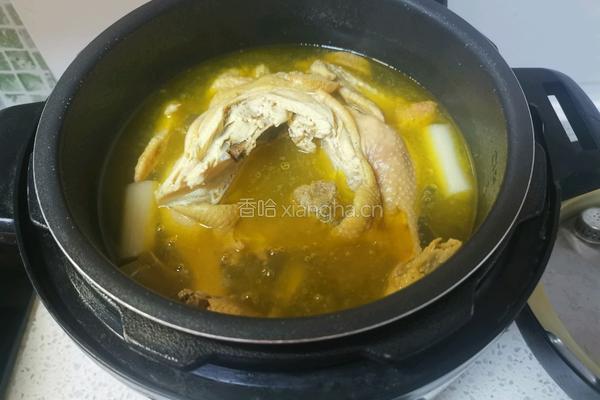 懒人炖鸡汤的做法图解6