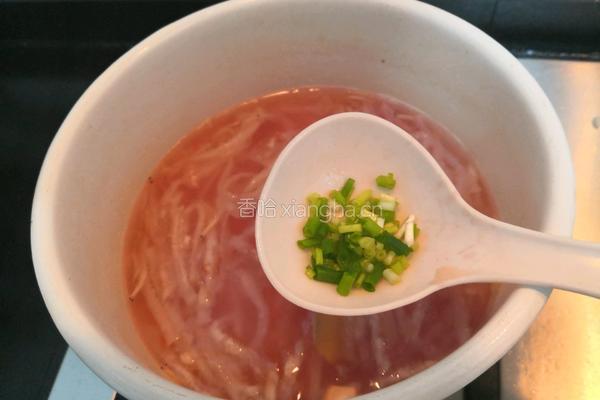 萝卜丝虾米汤的做法图解14
