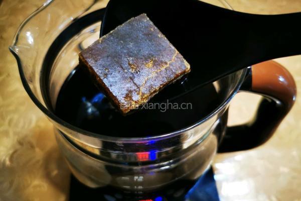 红豆黑米鸡蛋甜汤的做法图解8