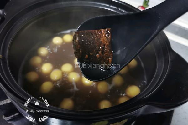 红豆南瓜糯米圆子汤的做法图解11