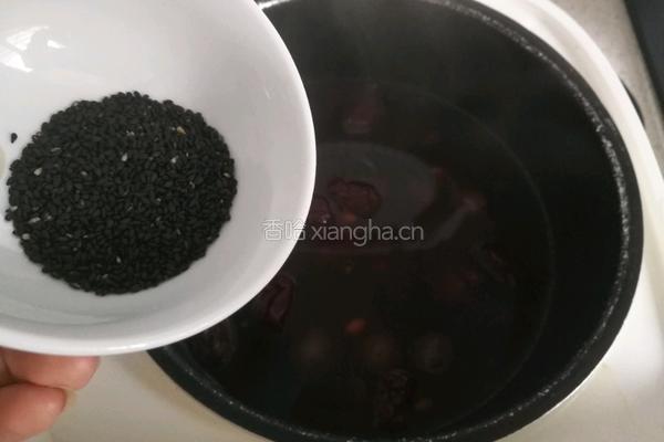 三黑养肾粥的做法图解9