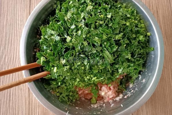 香菜肉饼的做法图解5