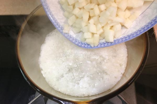 米酒冰糖雪梨羹的做法图解5