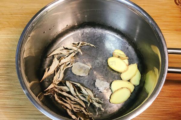 生姜艾叶汤(祛寒、理气)的做法图解5