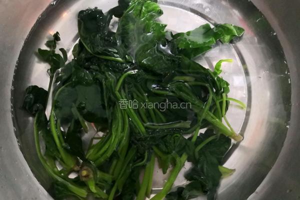 菠菜火腿鸡蛋汤的做法图解4