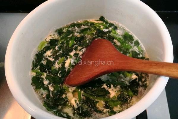 菠菜火腿鸡蛋汤的做法图解12
